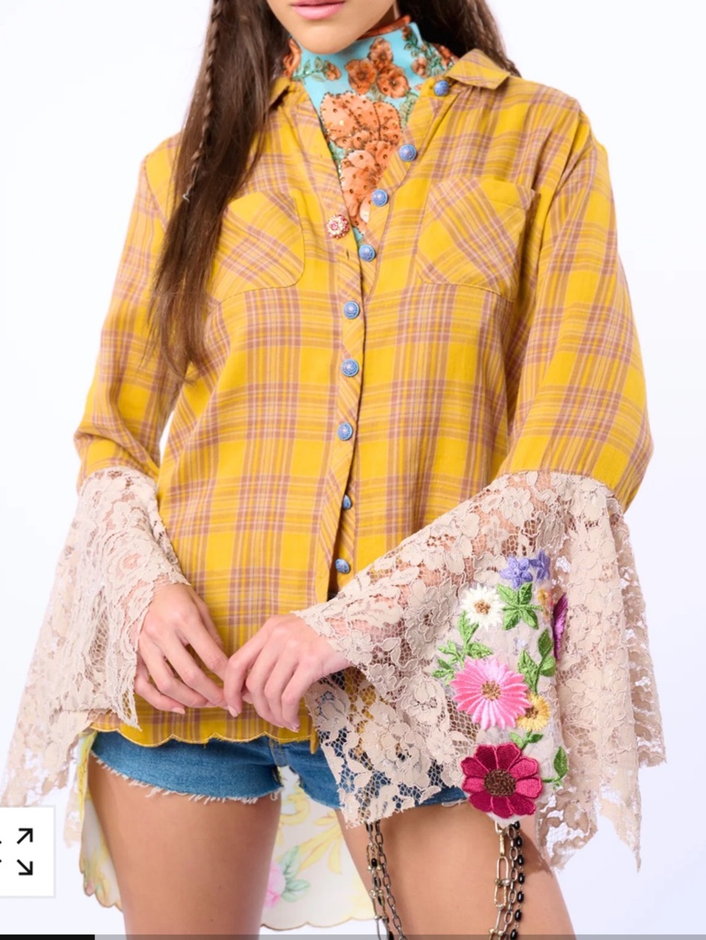 Aratta Silent Journey Wild Wild  West Shirt NWT